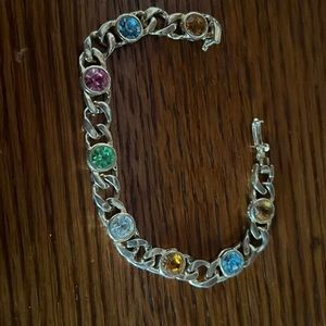 Vintage multi stone bracelet